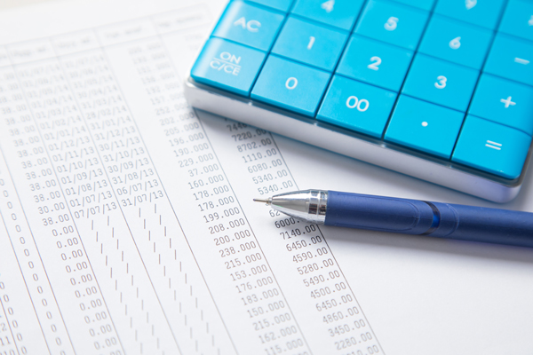 Financial accounting with calculator